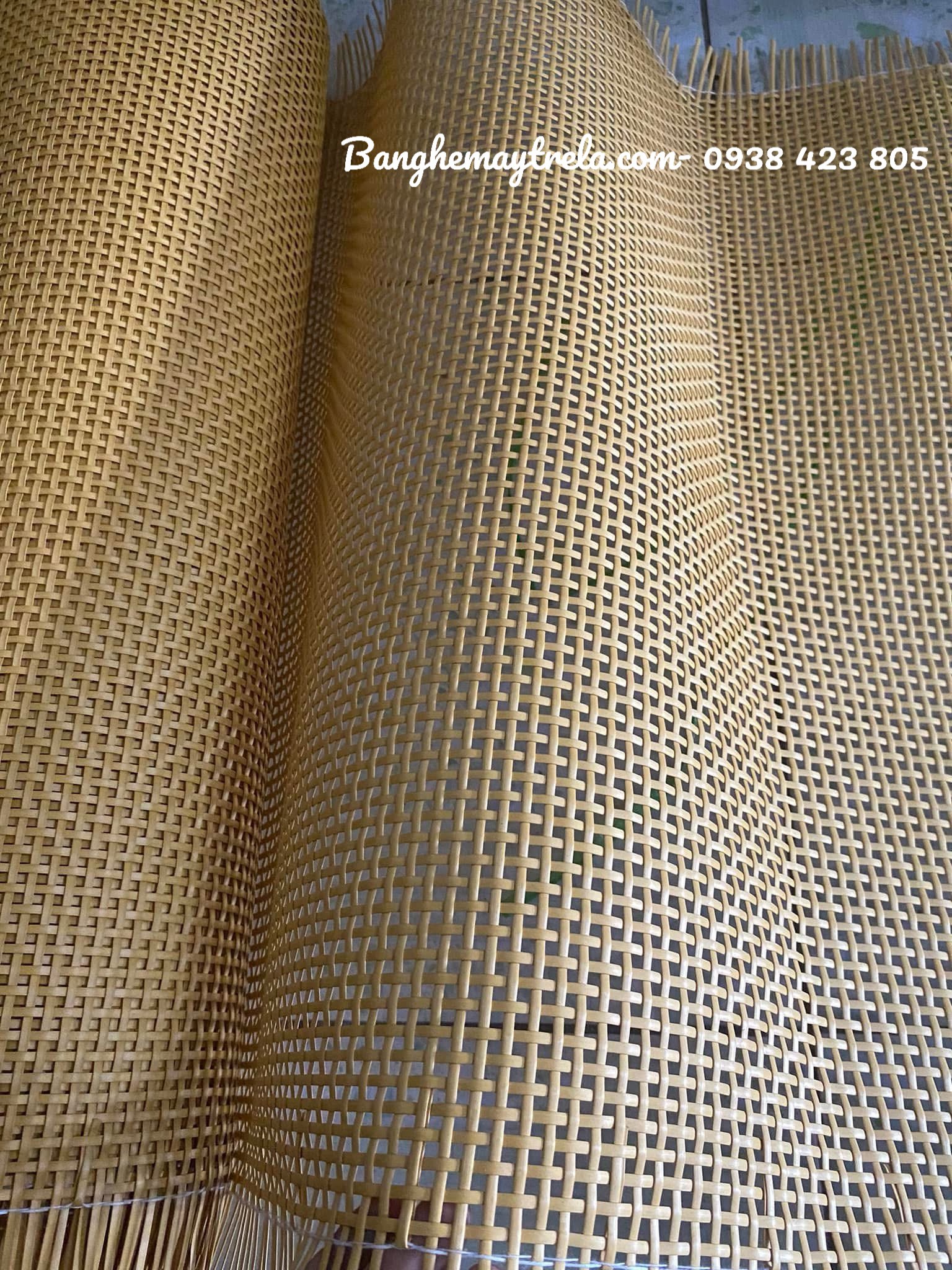 Lưới mây nhựa đan caro- Lưới mây trang trí